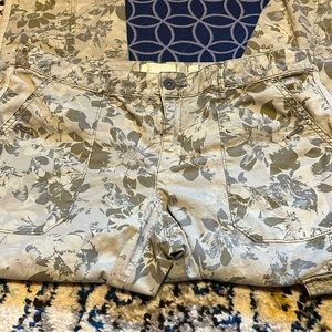 HEI-HEI (Anthropologie) floral camo cargo pants!!!